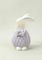 Фигурка декоративная Зайка с магнолией в сиреневом, высота 17 см, Country Artists