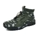 COMFYTRIP Эластичные водонепроницаемые кроссовки для хайкинга, LJ-W-25-CamouGreen, 42, Мужской