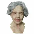 Латексная маска для лица на Хэллоуин, головной убор ужасов Старика