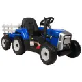 Электромобиль Barty Трактор с прицепом TR 77 (Синий) + амортизаторы
