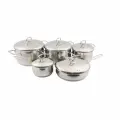 Набор посуды Кухар Лотос Классика 10пр. метал. кр. нержавейка, для всех типов плит