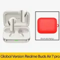 Новый realme buds air 7 Pro global version, White + Red Case