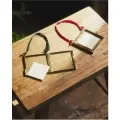 ZARA HOME Ёлочное украшение в виде рамок для фотографий, латунь, 8 см