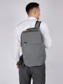Городской рюкзак, отделение для ноутбука 15, Polar П0051, серый
