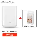 Xiaomi Mi Портативный фотопринтер, Printer and 20sheets