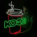 Неоновая вывеска Кофе Стакан