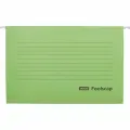 Папка подвесная Attache Foolscap, картон зеленый, до 200л, 5шт/уп, 1554460