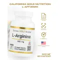 California Gold Nutrition, L-Arginine, 500 mg, 60 растительных капсул
