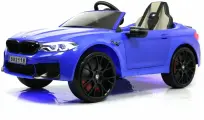 Детский электромобиль RiverToys BMW M5 Competition (A555MP) с дистанционным управлением, одноместный синий
