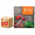 Чайный напиток Tess Summer Time, 12шт по 20 пирамидок. Гибискус с малиной и ароматом фейхоа