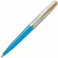 Ручка шариковая Parker 51 Premium, Turquoise / Silver GT 2169080