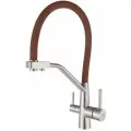 Смеситель для кухни с подключением к фильтру TRIGOR NZL11-KT-808, цвет: коричневый