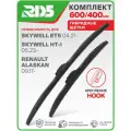 600 400 мм. Комплект гибридных щеток стеклоочистителя RD5 дворники на Skywell ET5; Скайвел ЕТ5; Skywell HT-i; Скайвел АшТи-ай; Renault Alaskan; Рено Аласкан