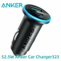 Автомобильное зарядное устройство Anker 323, USB/USB-C, 52.5 Вт (A2735), черный
