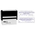 Штамп COLOP Printer 45 Set-F прямоугольный самонаборный, 82х25 мм синий синий черный 1 шт. синий