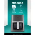 Аэрогриль электрический Hisense HAF1900D, 7 литров, 10 программ, функция разморозки и сушки