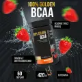 Аминокислоты Maxler 100% Golden BCAA (2:1:1) 420 гр. - Клубника