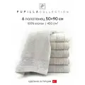 Набор полотенец для ванной 6 шт. Pupilla MARIA, махра, 100% хлопок, 50х90 см
