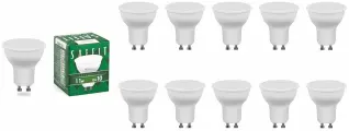 10шт/уп. Лампа LED Рефлектор 11Вт 230B PAR16 GU10 905Лм 4000К Свет Нейтральный белый арт. 55155 Saffit, уп. 10шт