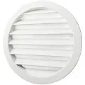 Решетка вентиляционная круглая D160 мм RAL9010 белый матовый