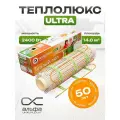 Теплый пол электрический под плитку Теплолюкс ULTRA 14.0 кв. м./ 2400Вт. Греющий мат