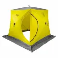 Палатка зимняя Premier Fishing Куб-3 желтый/серый (PR-WFSC-210YG)