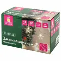 Электрогирлянда-нить комнатная Снежинки 10 м, 80 LED, теплый белый, USB, золотая сказка, 592204