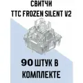 Механические Свитчи TTC Frozen Silent V2, линейные, бесшумные, 90шт
