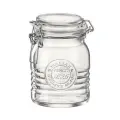 Банка круглая с крышкой Оффисина 1825, стекло,1л, диаметр 11,1, высота 16,4см, прозр.
