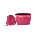 Сумка+мешочек для пряжи amicolle, розовый, Tulip, AC-071e