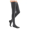 MEDI 289W - II - A Чулки с кружевной силиконовой резинкой на широкое бедро mediven elegance (II / Стандартная / Широкое бедро / Антрацит / Закрытый)