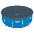 Тент для бассейна Bestway 58037, черный/синий, для каркасных бассейнов, 366см
