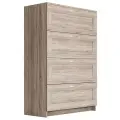 Комод для одежды Нонтон Сириус, дуб сонома, 78.2х41.2х123.4 см