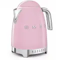 Электрический чайник Smeg KLF04PKEU, 2400Вт, 7 температур, нержавеющая сталь, пастельный розовый
