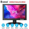 Портативный ЖК-монитор Eyoyo, 7/8 дюймов, HDMI, IPS экран, входы HDMI/VGA/AV/BNC, 8 inch, Российская/европейская (EU)