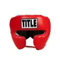 Боксерский шлем TITLE Boxing Sparring Headgear Red (L)