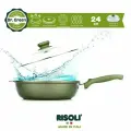 Сковорода Risoli Dr. Green 24 см с крышкой