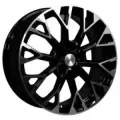 Литой колесный диск Khomen Wheels KHW1718 7x17/5x110 D67.1 ET45 Black FP