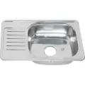 Кухонная мойка Melana 6642 U 0,8/180 врезная прямоугольная с сифоном (220 t *10)