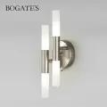 Бра / Настенный светильник Bogate's Bastone 347/4, G4, 4*3 Вт, поворотный, с выключателем, цвет никель
