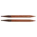 Спицы Knit Pro Ginger 31202, диаметр 3.25 мм, длина 11.5 см, коричневый2 шт.