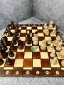 Шахматы Император браун, 52х25,5х6 см