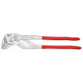 Клещи KNIPEX переставные - гаечный ключ зев 85 мм, длина 400 мм, хром, обливные ручки KN-8603400