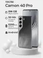 Смартфон TECNO Camon 40 Pro 5G 8/256Gb GALAXY BLACK, Ростест, Android 15, Аккумулятор 5200 мАч, Черный