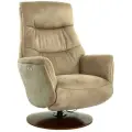 Кресло реклайнер электрическое «Relax Electro Zero» бежевое, ткань нубук