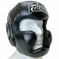 Боксерский шлем Fairtex HG13 Lace Up чер, XL