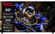 TCL Телевизор QLED TCL 98 98X11K черный 4K Ultra HD 144Hz MEMC DVB-T DVB-T2 DVB-C DVB-S DVB-S2 USB WiFi Smart TV