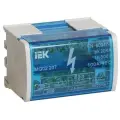 Шина на DIN-рейку в корпусе (кросс-модуль) ШНК 2х7 L+PEN IEK YND10-2-07-100 (5шт. в упак.)