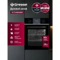 Встраиваемый духовой шкаф Gressel U4ES59100, 45 см, 50 л, разморозка, двойной гриль, конвекция, тройное стекло