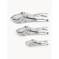 Набор зажимных клещей с фиксатором 3 шт